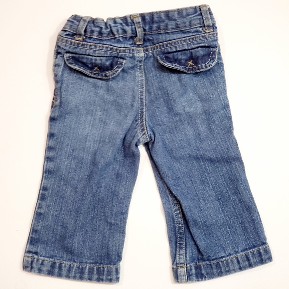 Geniune Kids Blue Jeans Size 12M Adjustable Waist - Picture 2 of 4